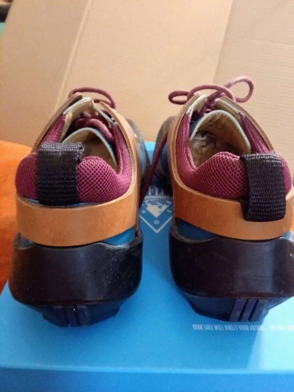 John Fluevog Manifold Witness Mens Size 10 Multi Colorblock